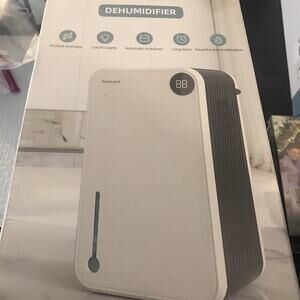 AMZART Dehumidifier (950sqft) , W/Humidity Display, 7-Color lights, Model RX02-A